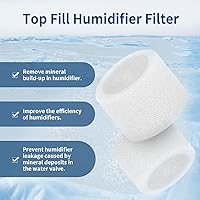 Vista 3 de 30-Pack Top Fill Humidifier Replacement Filter Compatible with LEVOIT Humidifiers Model Classic160, Dual150, Dual200S, Classic300(S), LV600S