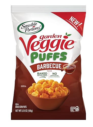 Vista 33 de Sensible Portions Garden Veggie Puffs, Screamin' caliente, 3.75 oz (paquete de 6)