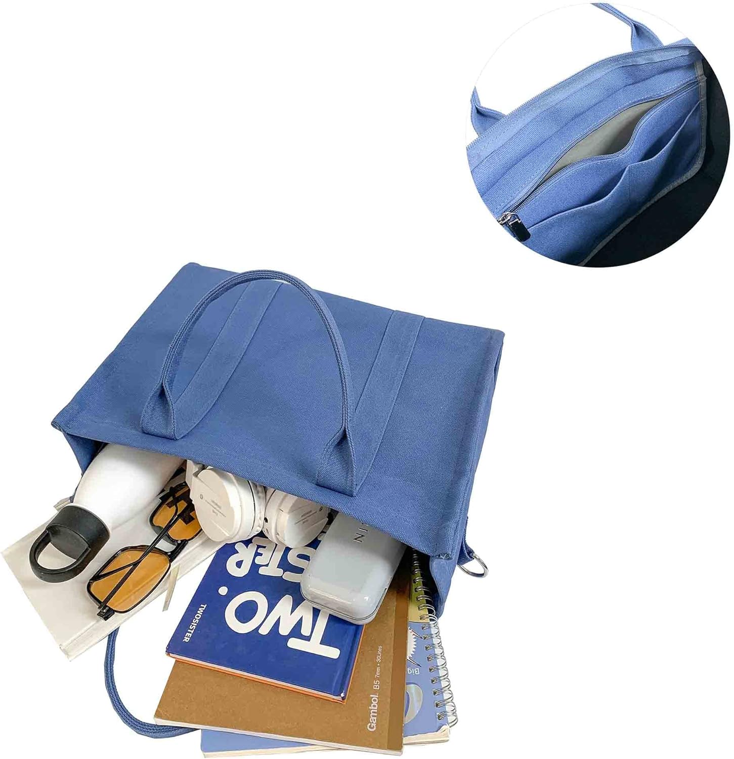 The Tote Bag Canvas Handbag for women Canvas Shoulder Bag Large Canvas Handbag Fashion Retro Handbag