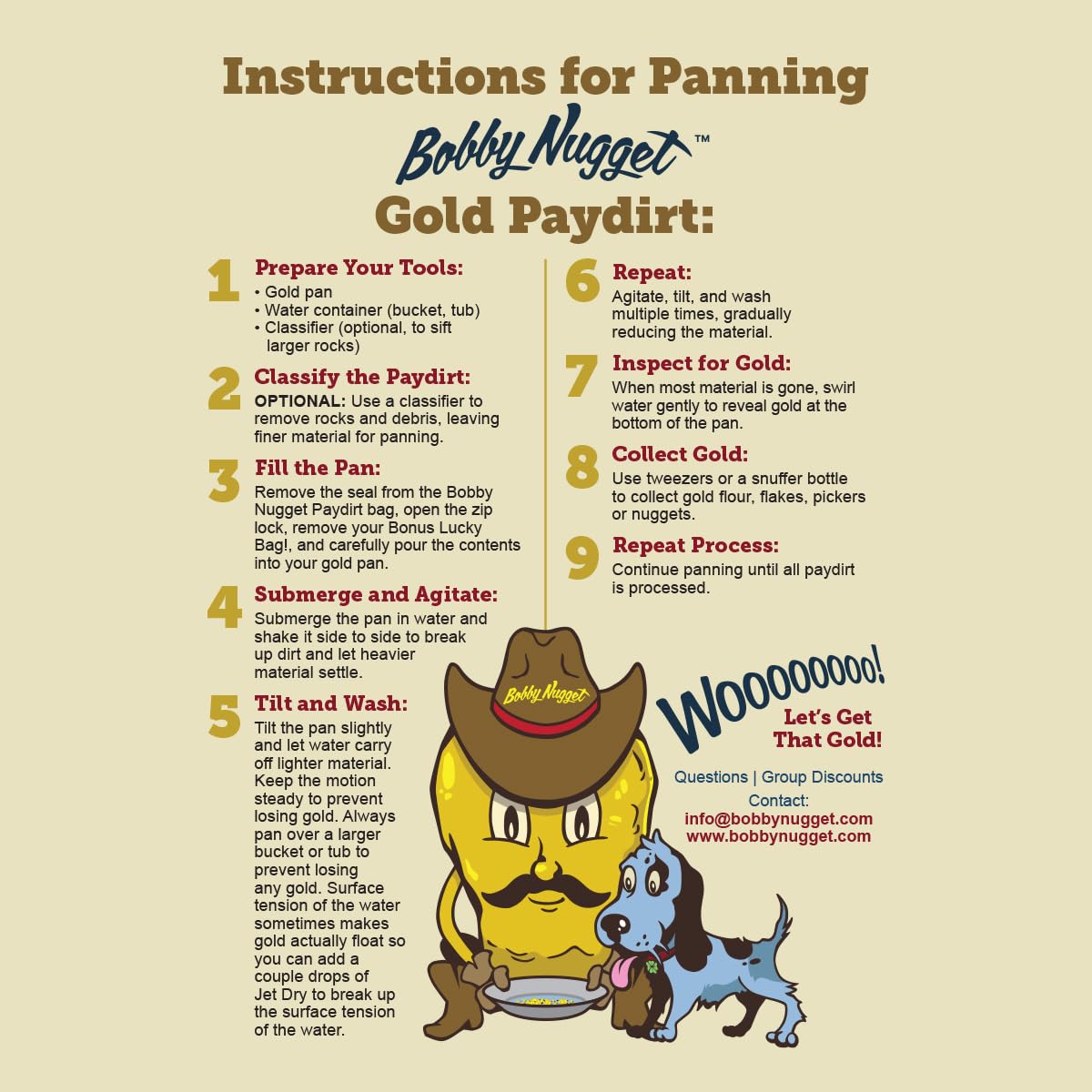 Gold Paydirt - Concentrados Gold Rush Panning de Gold Rush