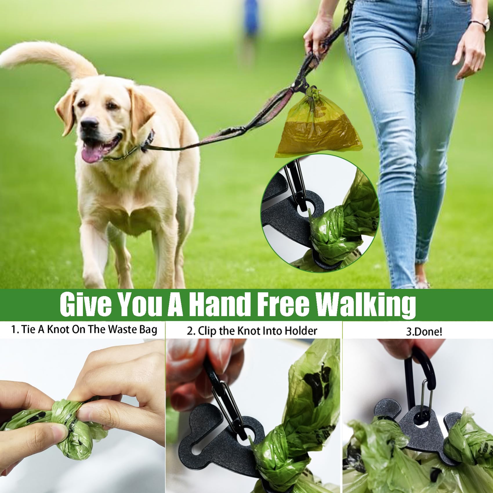 Amazon.com : Dog Poop Bag Dispenser Holder Soft Waste Bags Roll