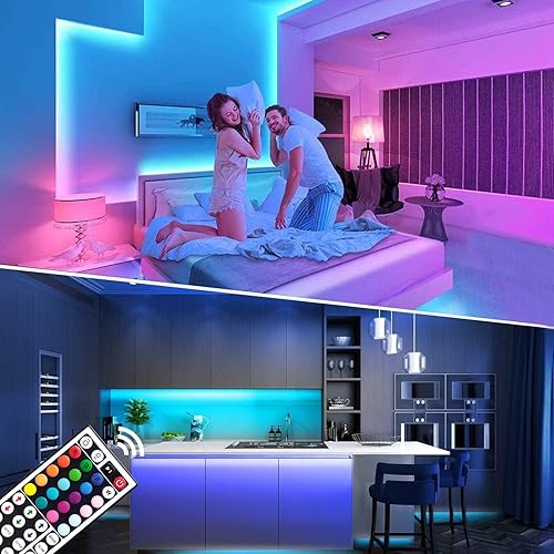 Miniatura 7 de IKERY Tira de luz de neón de 164 pies164ft para exteriores impermeable SMD 2835 flexible luz LED de cuerda de neón tubo de silicona flexible para