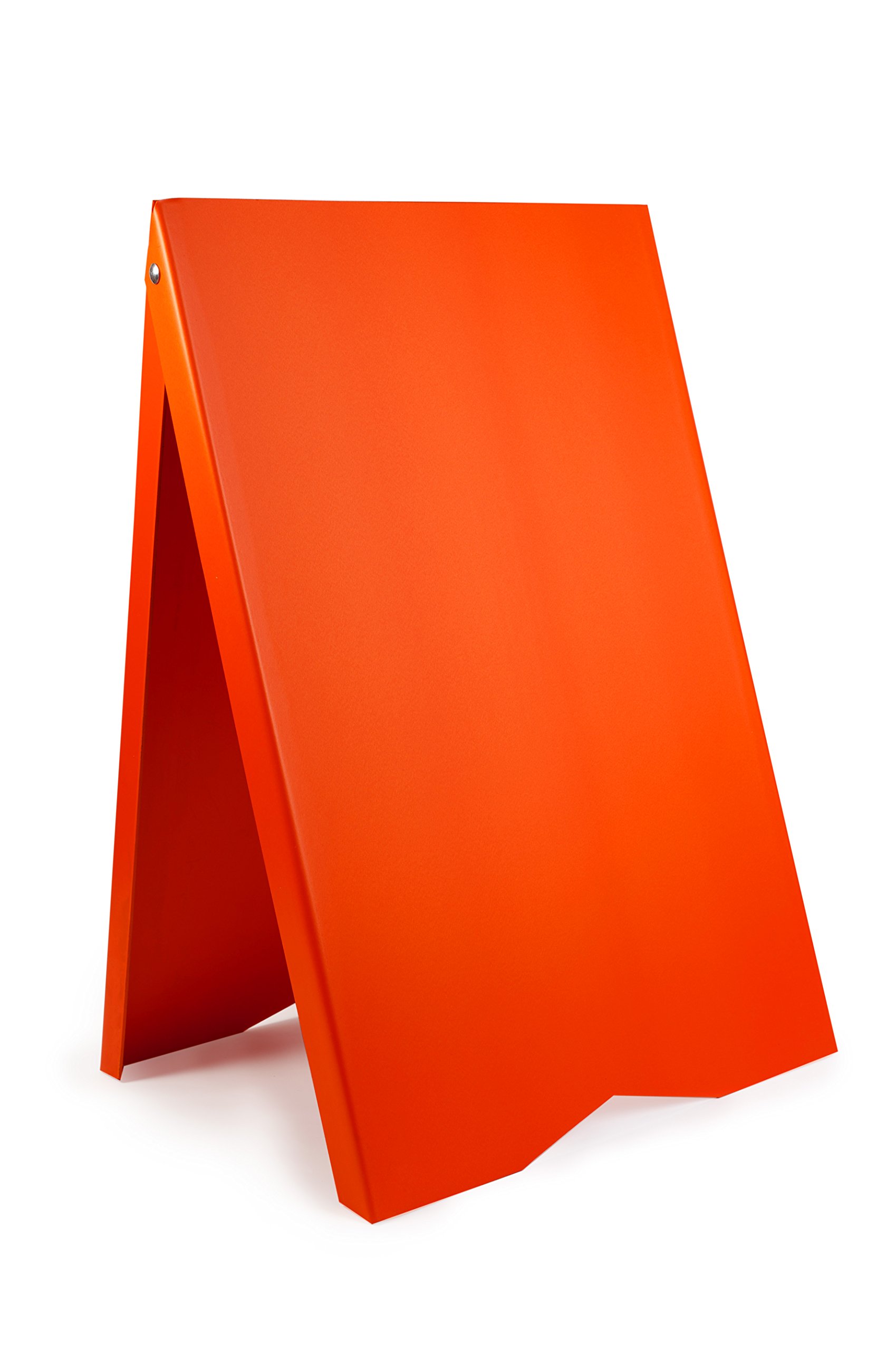 A-Board, Pavement Sign, Board, Display, Stand, PVC, Lightweight Orange