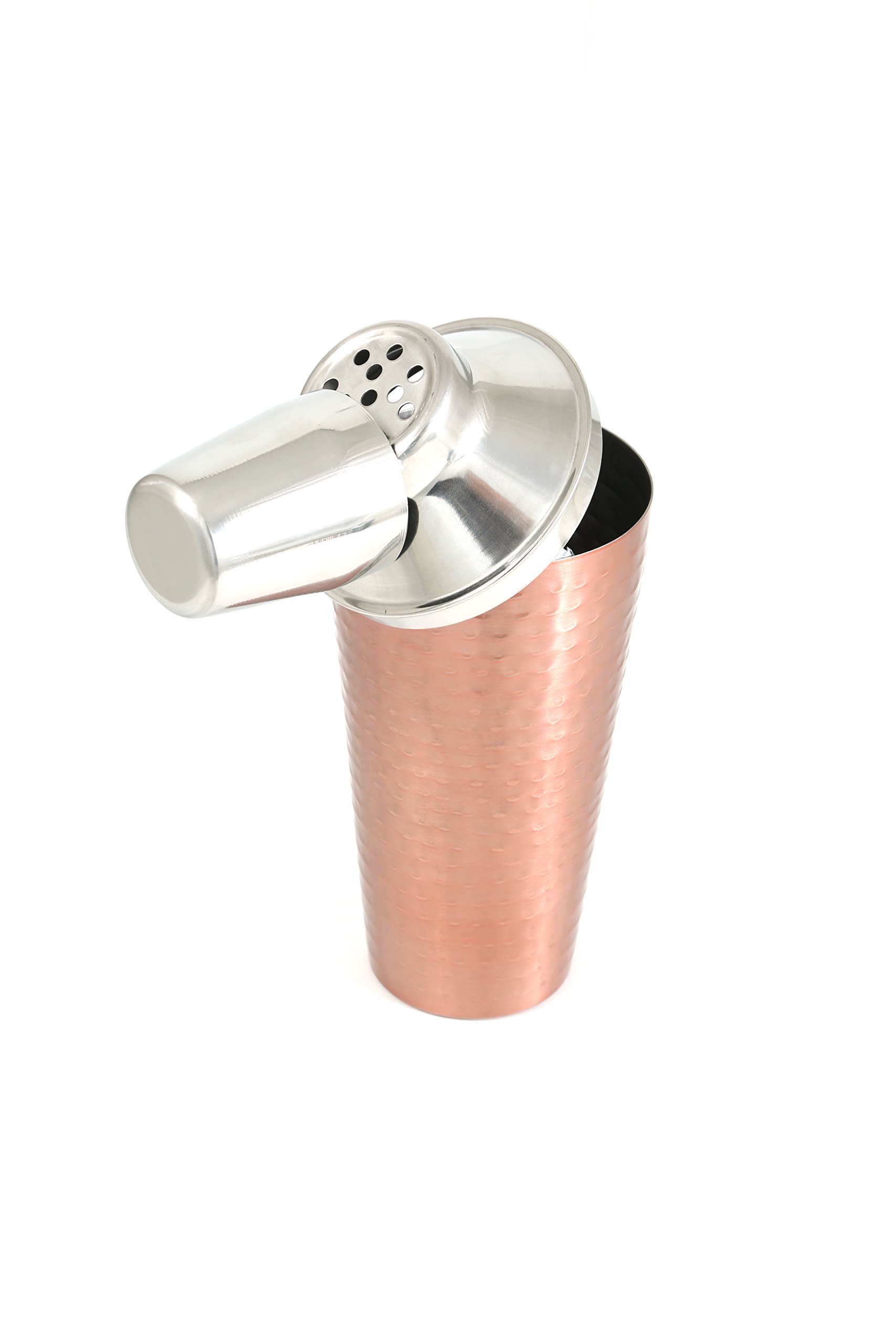 Cook Pro Inc. 3piece 27 oz Mezclador de cócteles de Acero Inoxidable, Cobre
