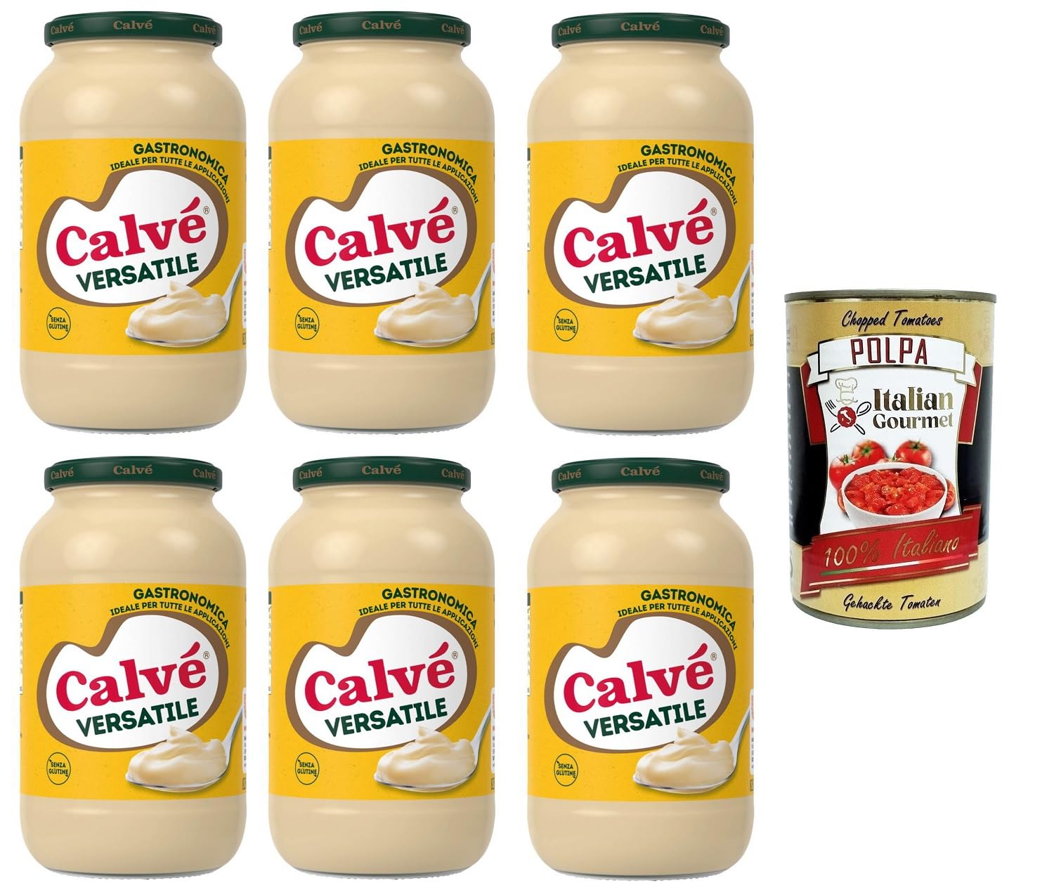 Italian Gourmet Mayonnaise Polyvalente sans gluten 6 x 825ml (4,95L)