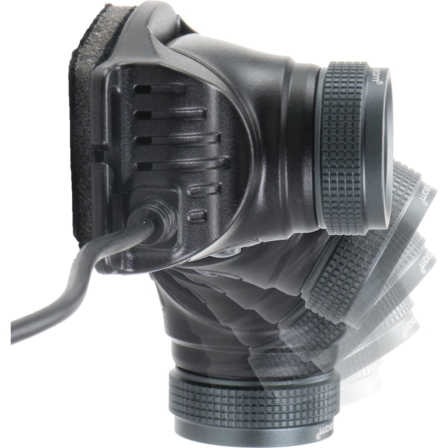 Suprabeam V3air wiederaufladbare LED Stirnlampe mit 650 Lumen, HyperFocus System, IPX4, mit Li-Po 1400 mAh 3.7 V. USB-direktladung