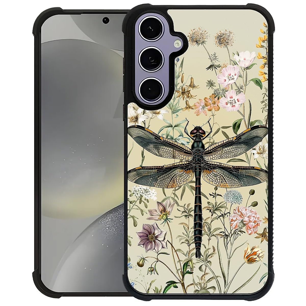 Zeggi Case for Samsung Galaxy S25,Four Corner Airbag Protection Design Soft Silicone Frame Personalized Pattern Compatible with Samsung Galaxy S25