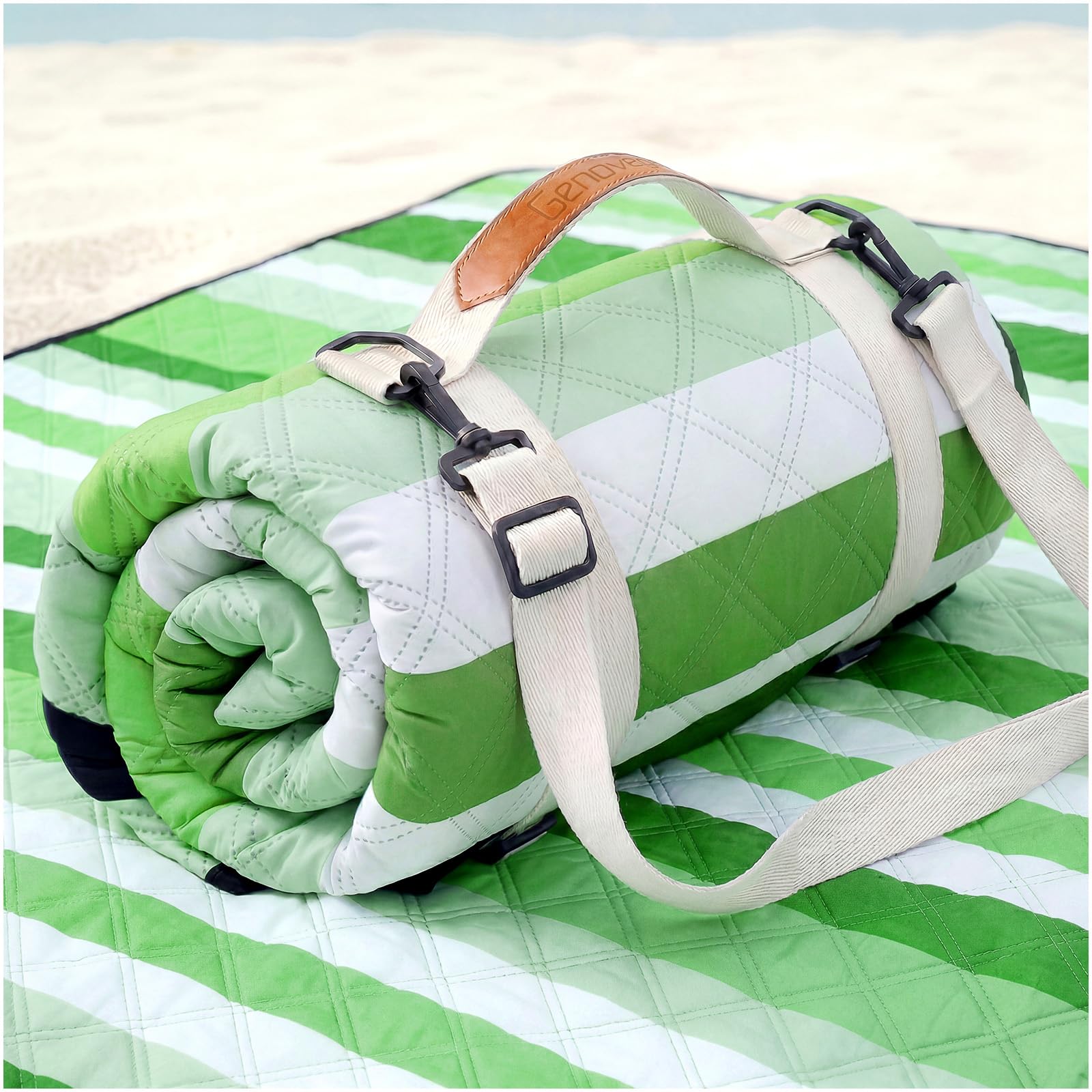 Genovega Waterproof Beach Blanket Picnic Outdoor Mat Rug Adult Women Her Sister Mom Gf Girlfriend Aunt Auntie Titi Best Friend Friendship Bestie Wife Daughter in Law Lady Happy Birthday Cool Unique