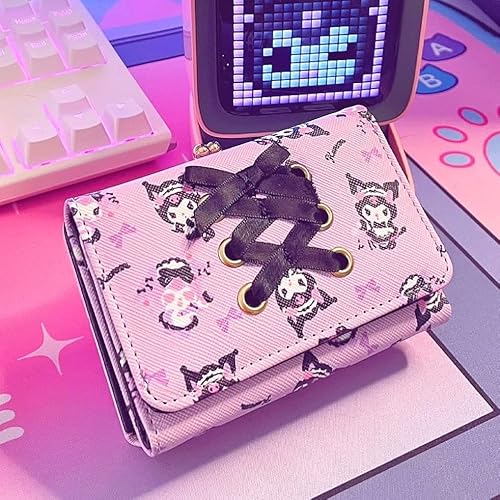 Belugadesign Kuromi Wallet | Anime Kawaii Cute Black Cat Coin Pouch Purse Zipper #TOP1