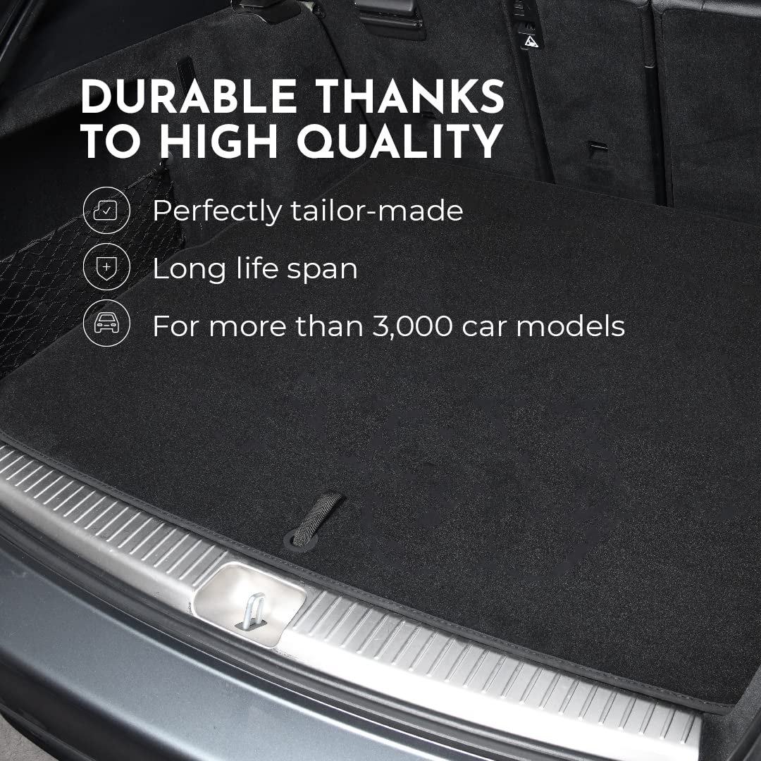 Kovvar Tappetini Per Bagagliaio Adatti A BYD Seal U 2024-2025 - Versione: Adeguato Per Modelli Con Piano Di Carico Variabile Alto - Serie: Luxury