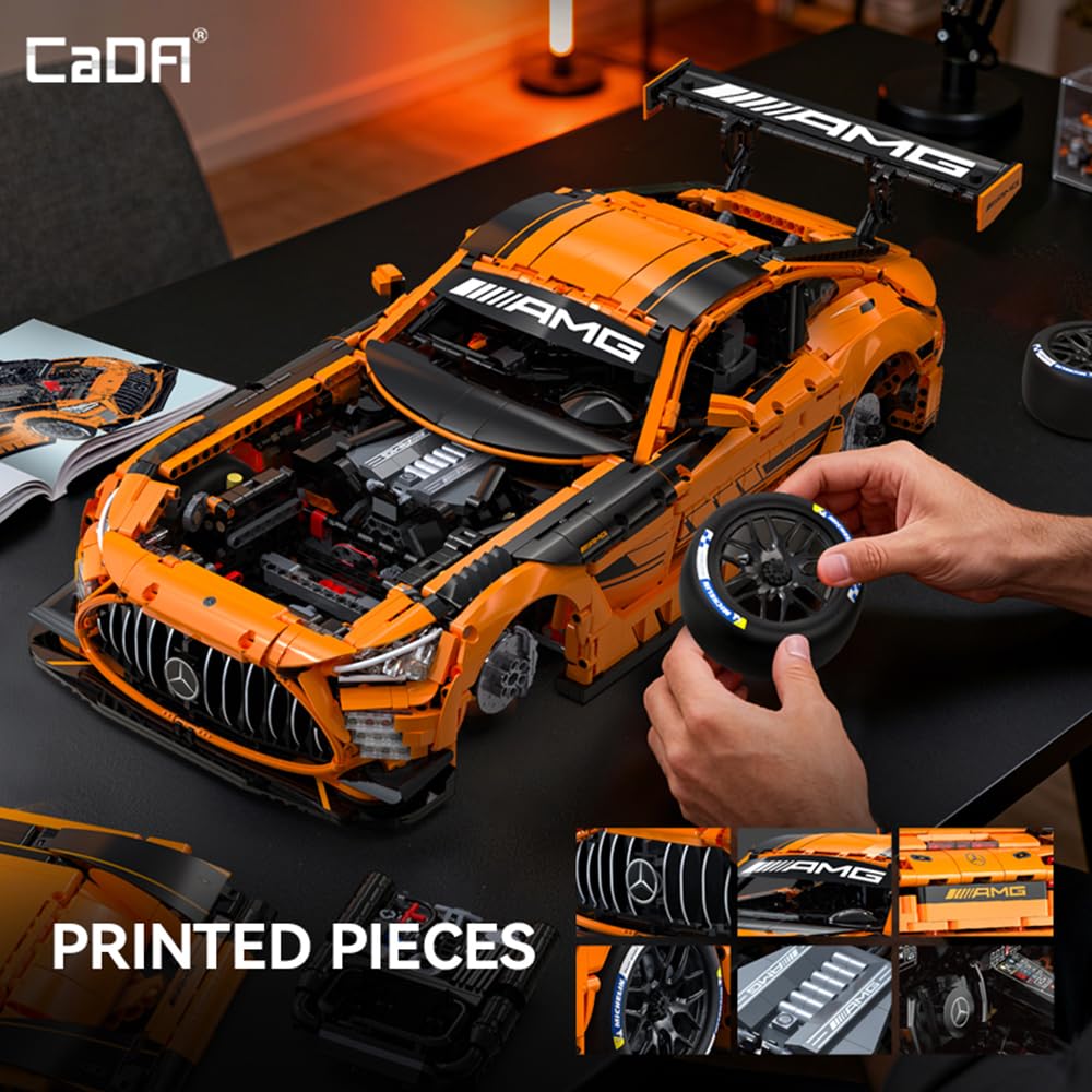 CaDA Master C64008W Mercedes-AMG GT3 Building Set,1:8 Scale – 5466
