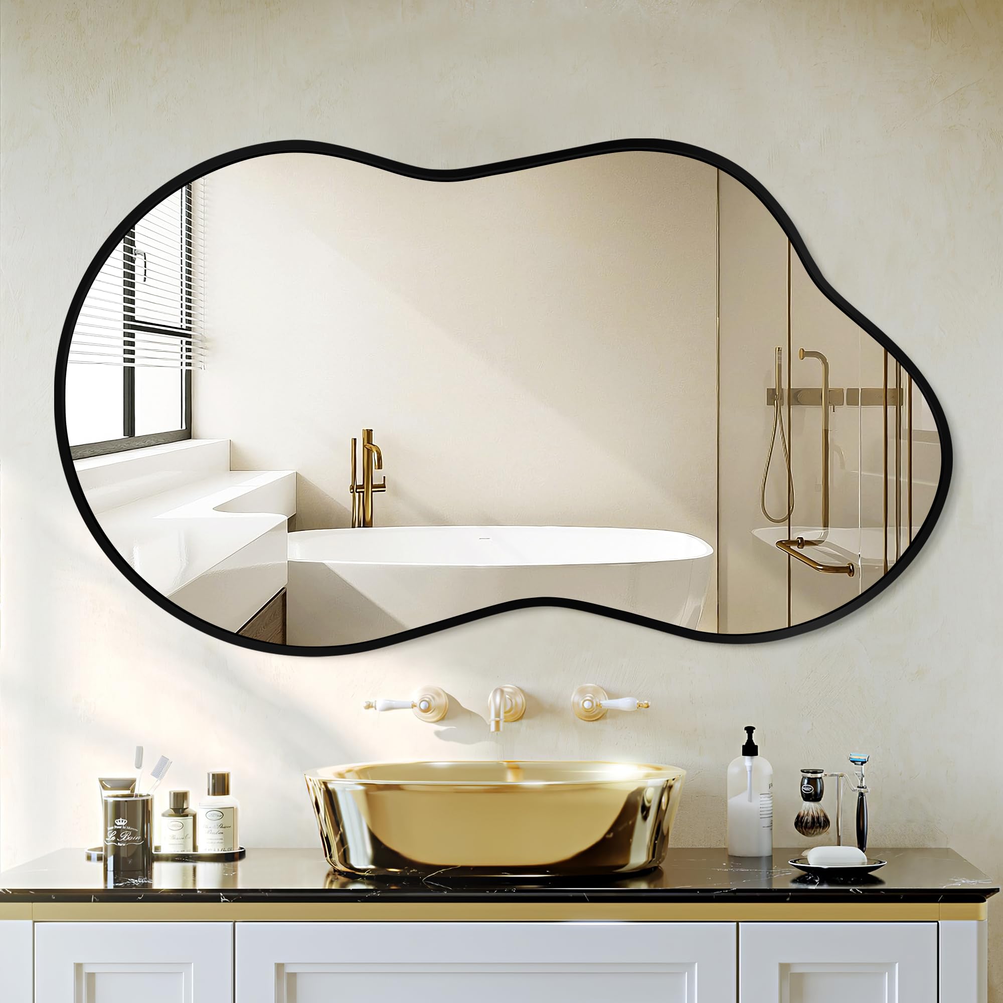 Amazon.com: Dorlicecass Irregular Wall Mirror - Wall Mirrors
