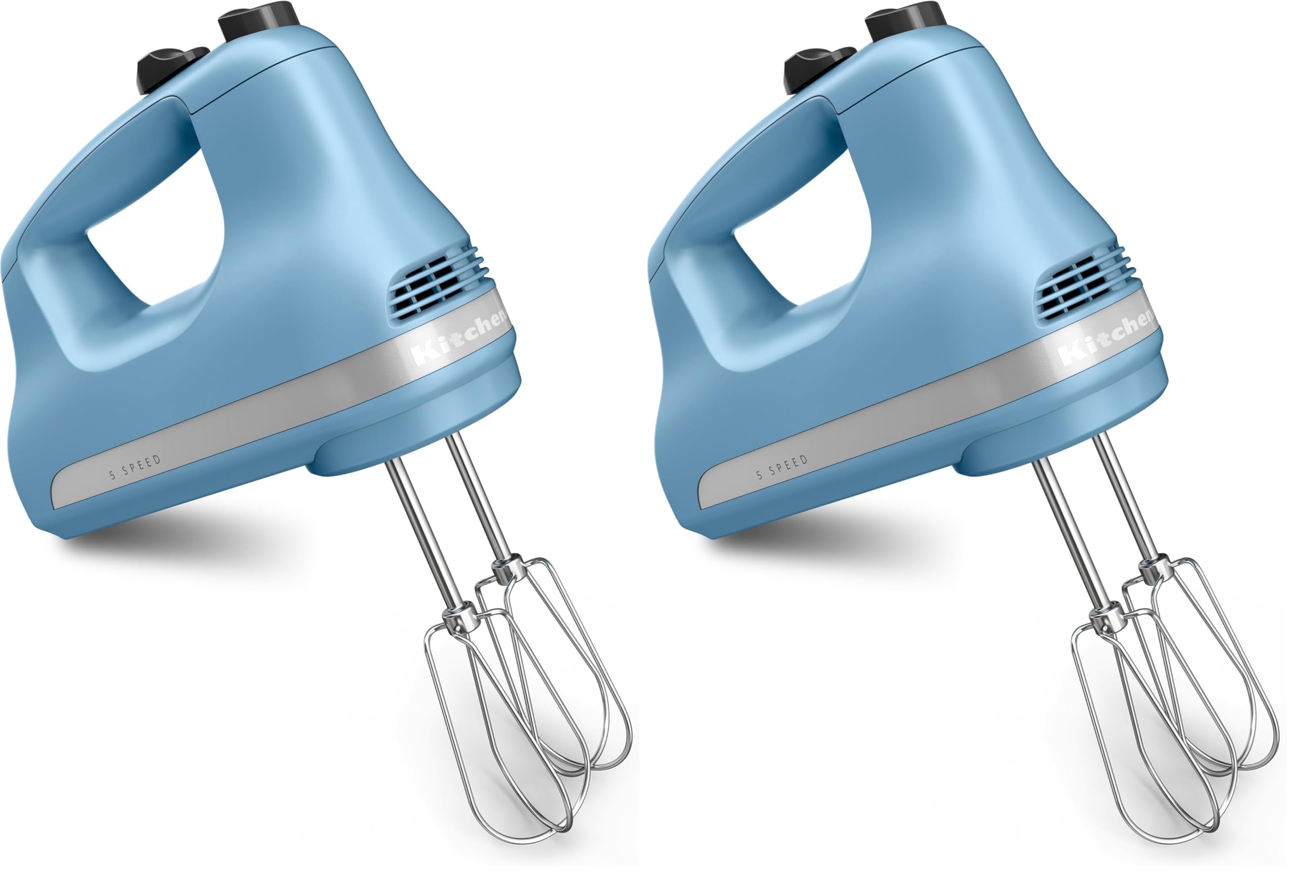 KitchenAid 5-Speed Ultra Power Hand Mixer - KHM512,Velvet Blue,(Pack of 2)