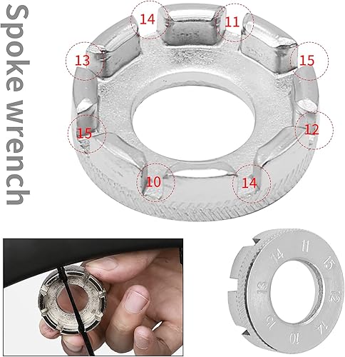 Miniatura 7 de Kit de herramientas de reparación de bicicletas de montaña multifunción Kit de herramientas de reparación de bicicletas de montaña 3 en 1 removedor