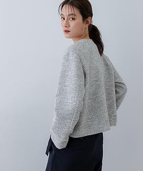 Amazon | [アーバンリサーチ] ジャケット コート ツイードノーカラー
