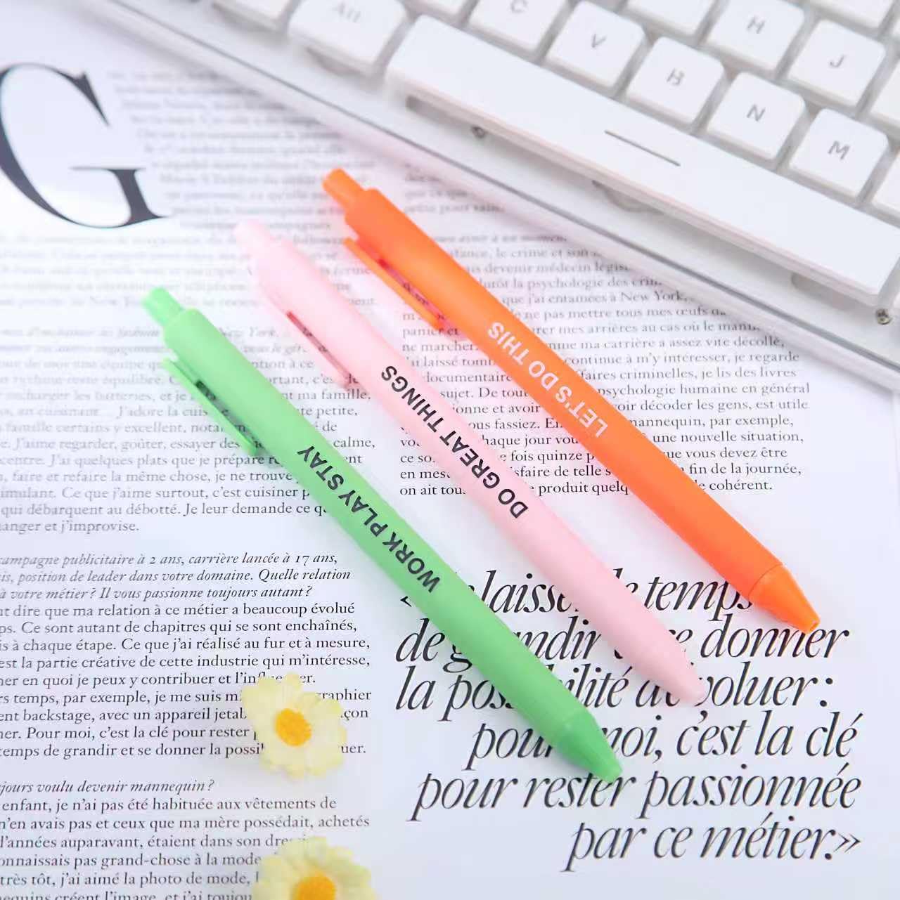 14 Pack Inspirational Ballpoint Pens with Uplifting Quotes - Black Ink Motivational Pens for School, Office, Classroom Supplies, Teacher & Student Appreciation(14 Unique Designs) - Image 4