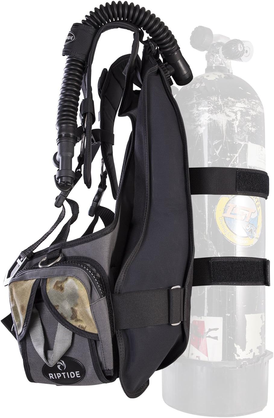 Riptide Mutineer Lightweight Mens Back Mount BCD Weight Integrated