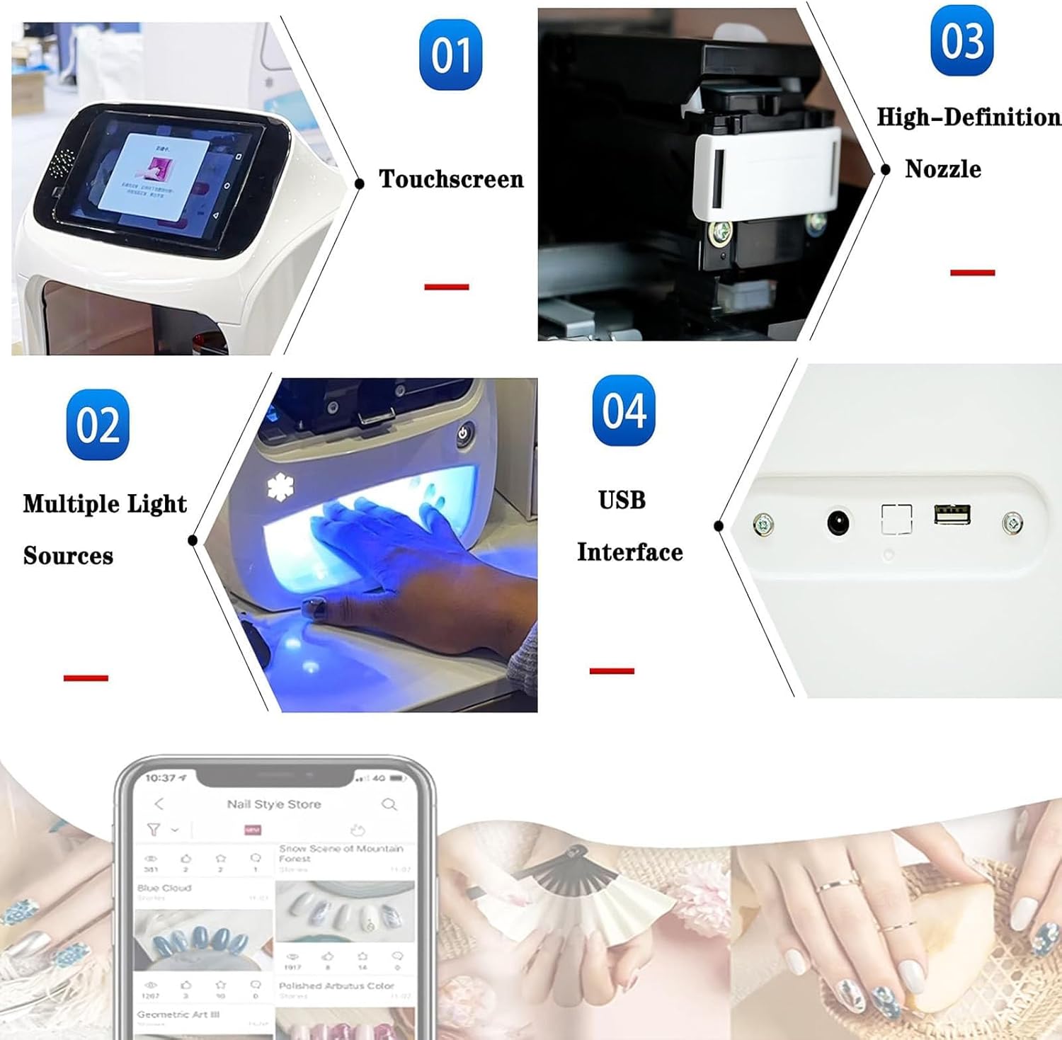 ネイルアートプリンター INAIL Feri* INAIL ネイルアートプリンター