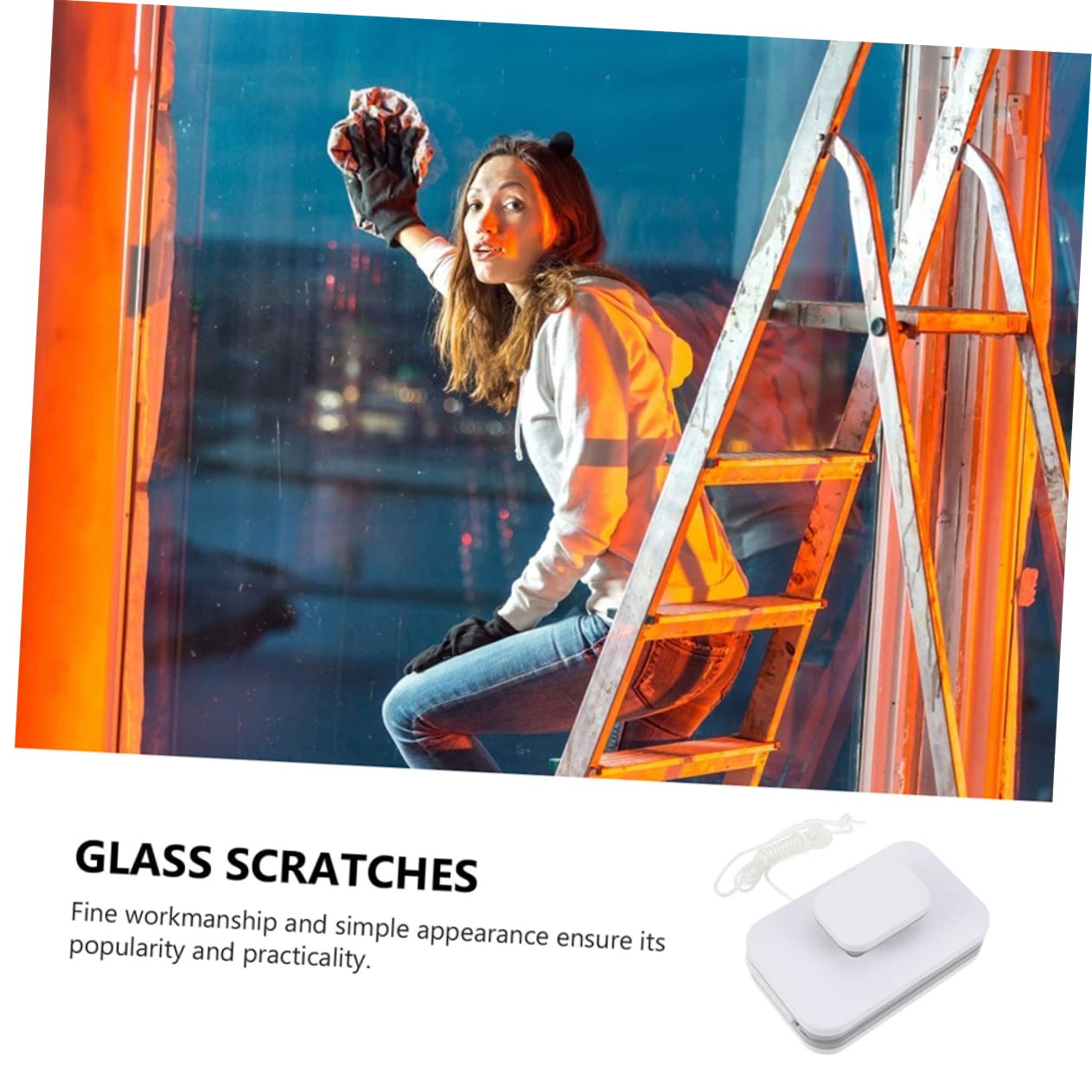 Limpiacristales Magnético Herramienta Magnética para Ventanas Limpia Vidrios y Cristales Exterior Interior