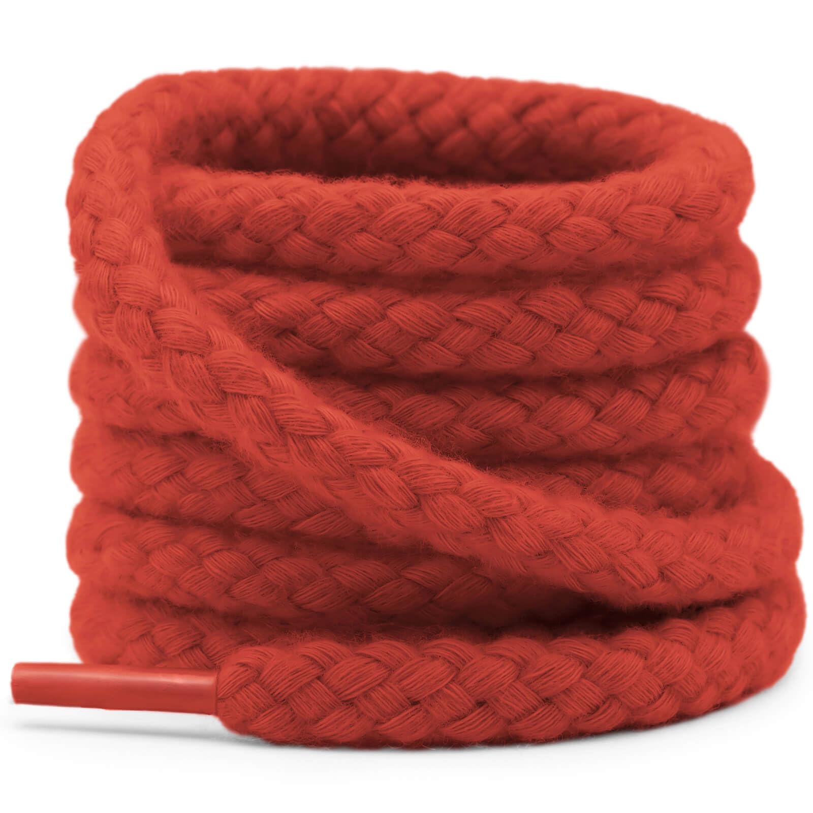 YJRVFINE Thick Round Rope Shoelaces: Chunky Shoe Laces for Sneakers - 2 Pair