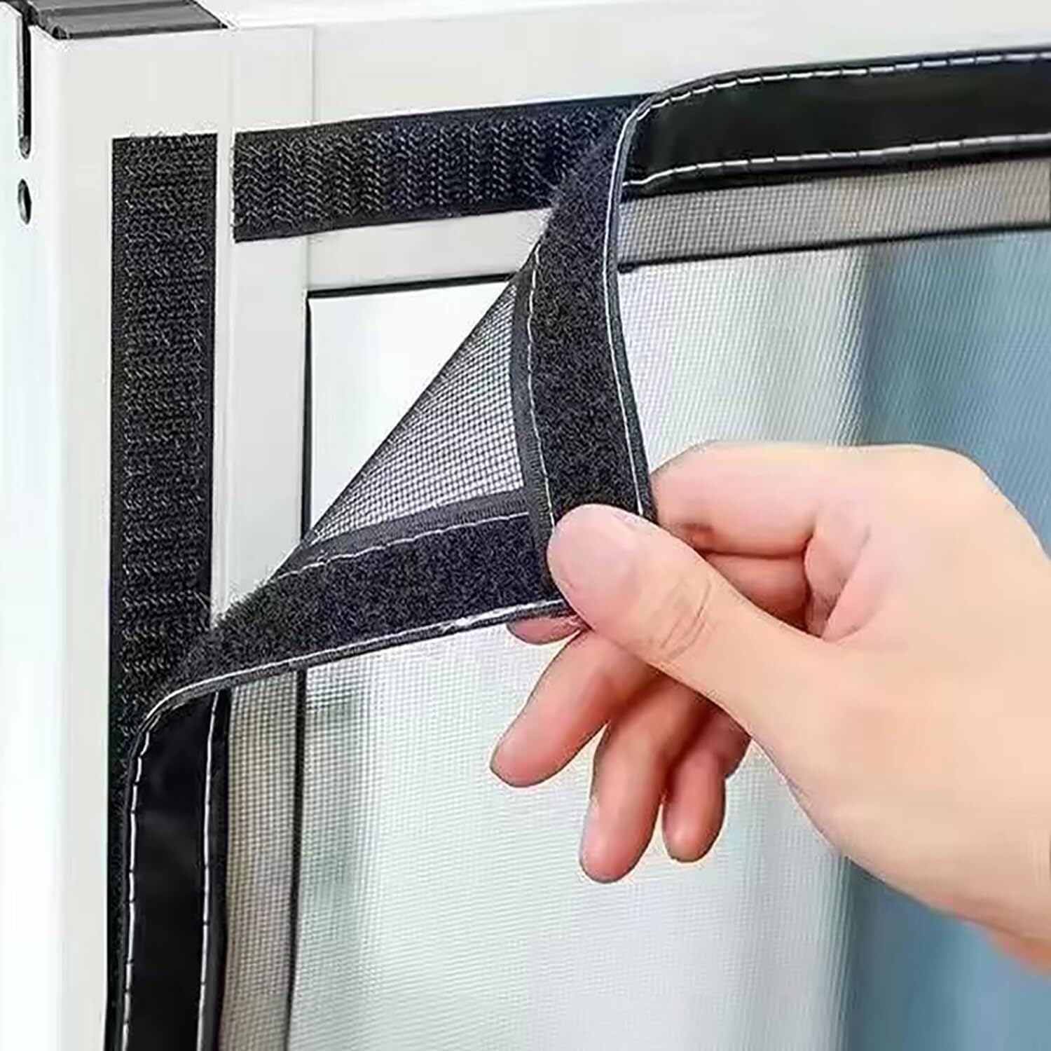 One Color Fibreglass Window Mosquito Net - Effective Protection Against Mosquitoes And Small Pets (80 X 195 Cm)