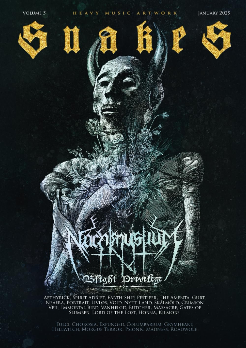 Snakes Vol.5 Heavy Music Artwork Magazine pour sublimer votre studio