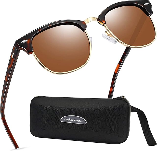 Sunglasses Polarised Men Women Cool Fishing Golf Driving Hiking Ultralight Retro Wrap Around sun glasses UV Protection