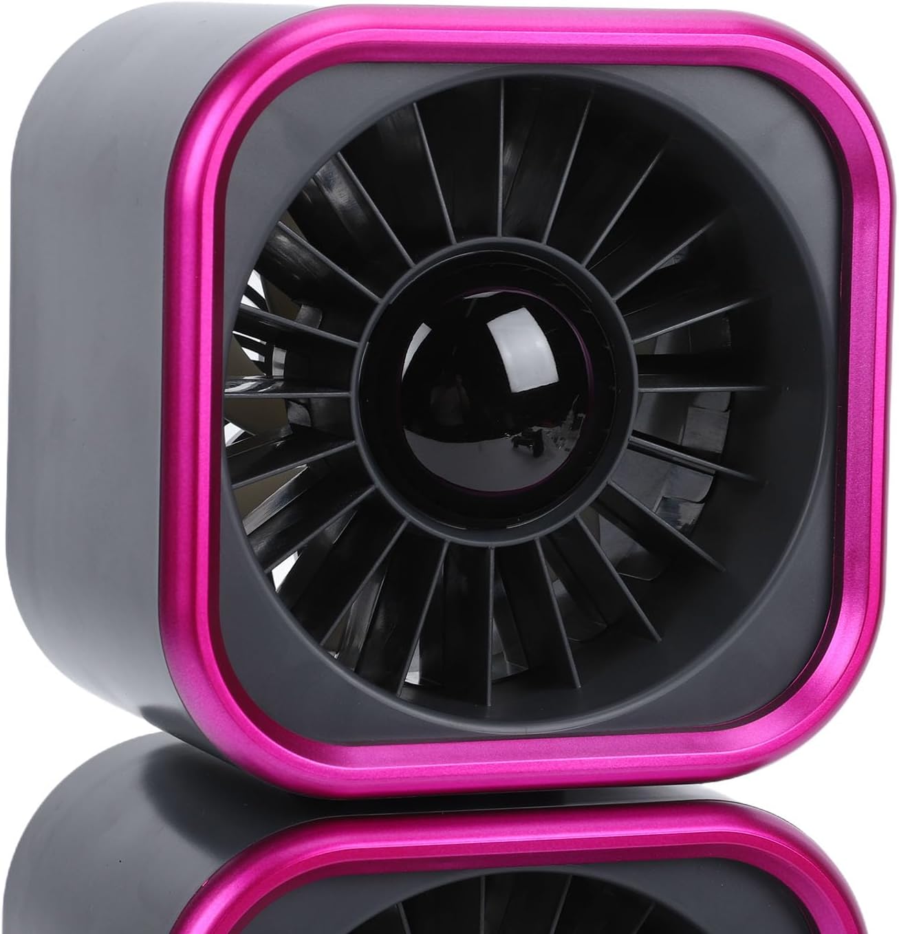 Fockety USB Desk Fan, 360 Degree Rotation Portable Table Fan Digital Display Desk Oscillating Powerful Wind Output Air Circulation with Turbo Mode for Bedroom Office
