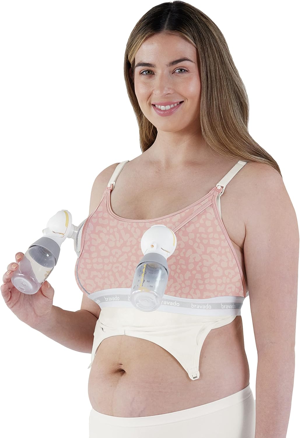 Bravado Designs Pumping Bra Hands Free | Clip and Pump | Pumping Accessory | S-XL