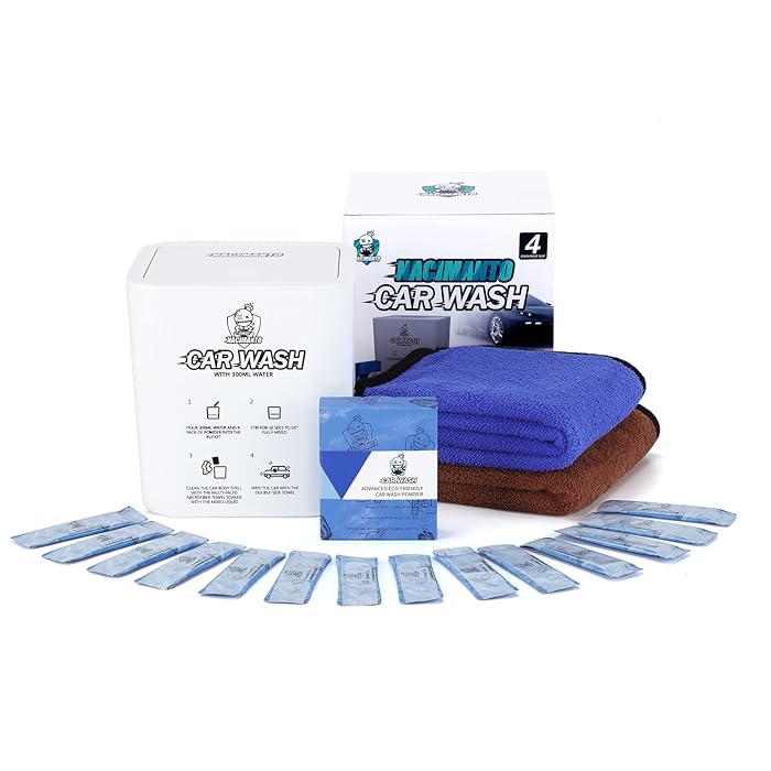 Buy NACIMANTO Waterless Car Wash,Car Wash Kit,Car Wash Soap, Car