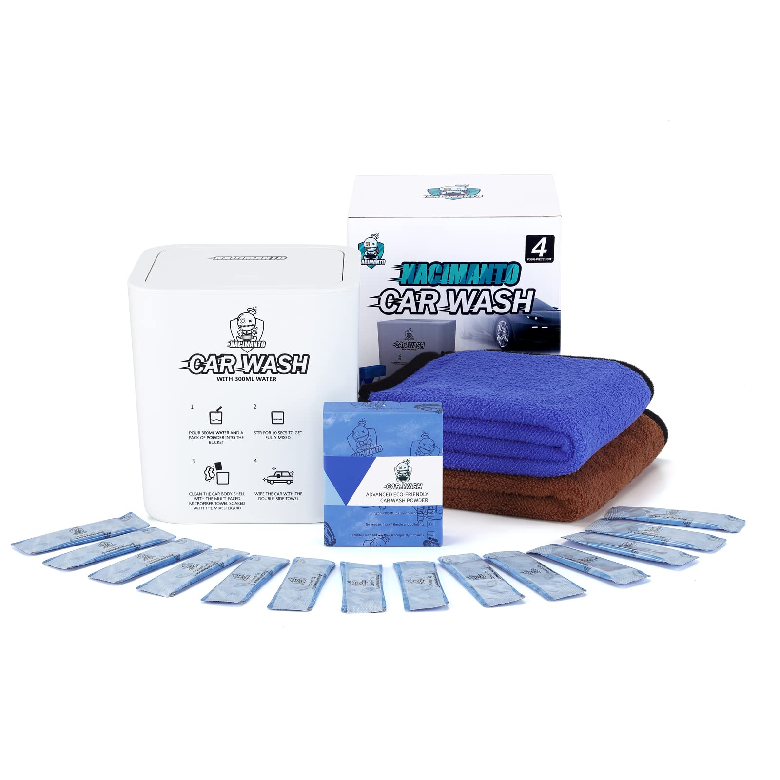 Buy NACIMANTO Waterless Car Wash,Car Wash Kit,Car Wash Soap, Car