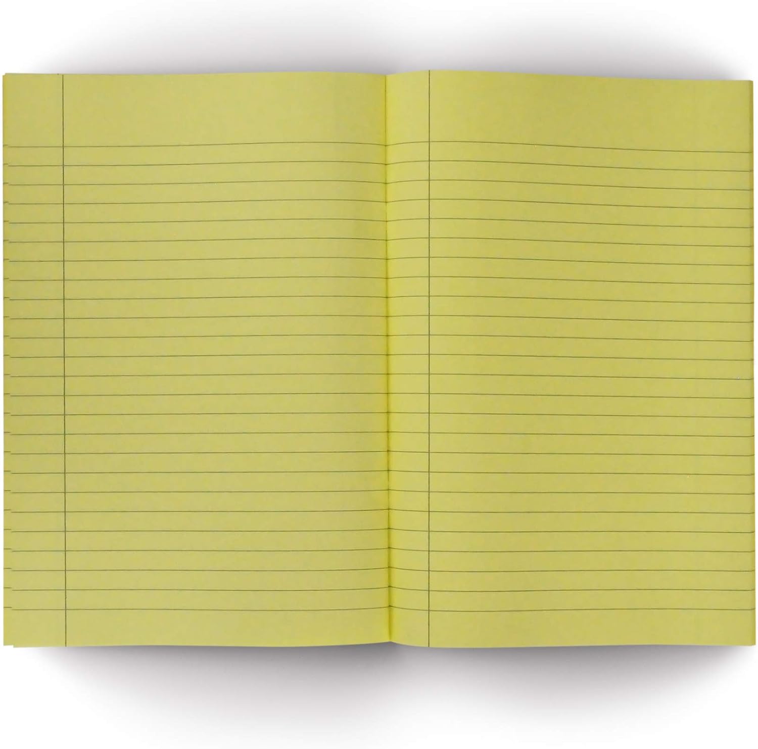 Dyslexia/Visual Stress Tinted A4 10mm Lined Coloured Paper Exercise Books (Pack of 10) Yellow