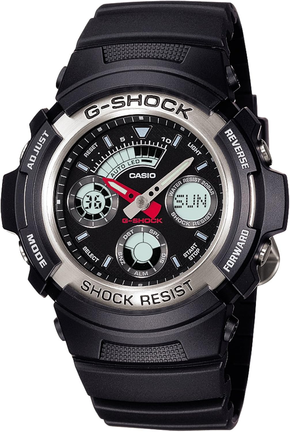 Standard G-SHOCK G Shock modelos de combinación analógicodigital reloj para hombre AW-590-1AJF Casio CASIO