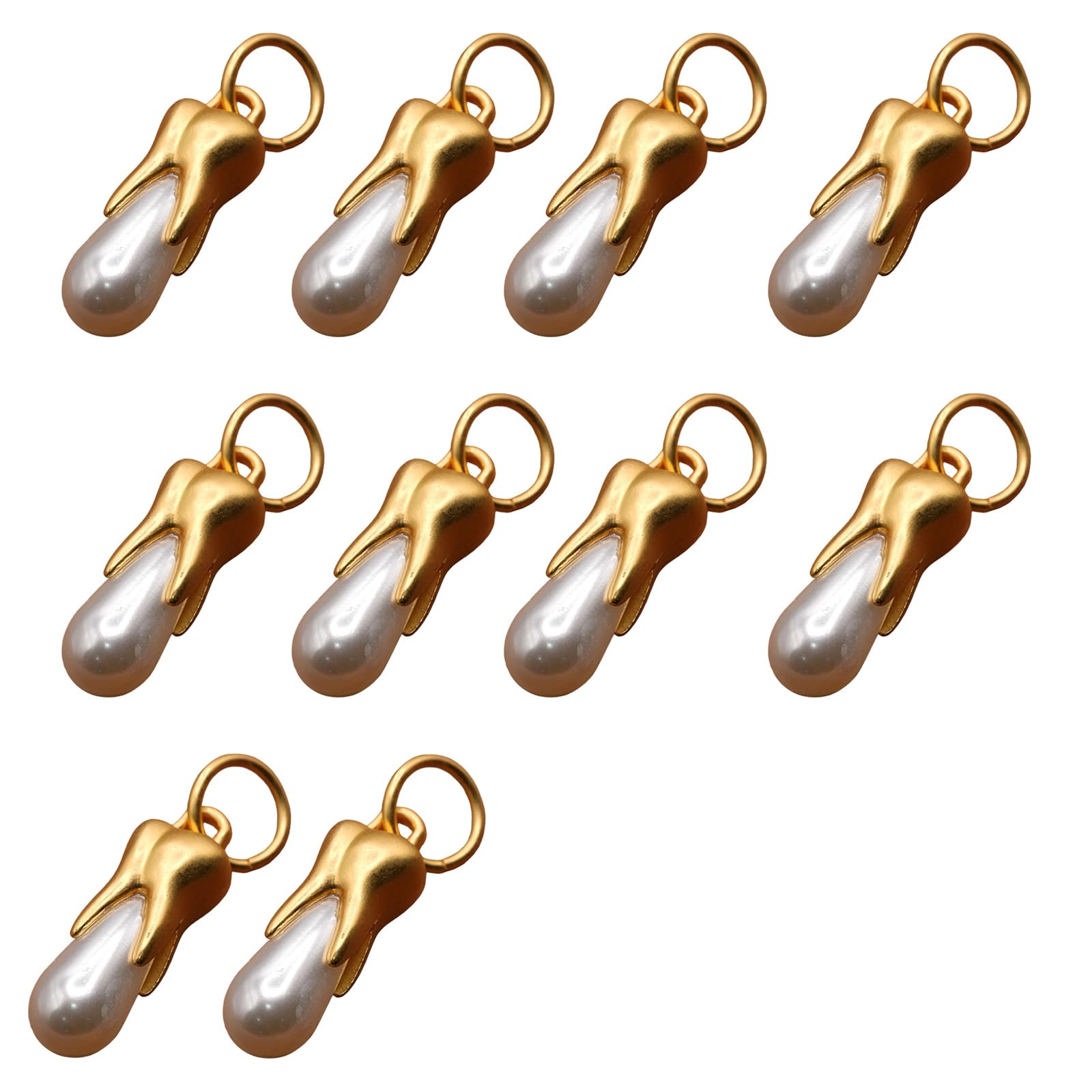 Zeiwohndc C Zeiwohnd Jewelry Making Harms Gold Tone Alloy Findings, Pendant Supplies For Necklace Decoration Project Set Pendant Findings Sewing Harms Garment Trim Accessory Decor Vintage Raft Jewelry