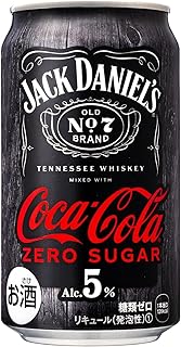 ジャックダニエル&コカ・コーラゼロシュガー( ウイスキー 350ml × 24本 )缶 5%