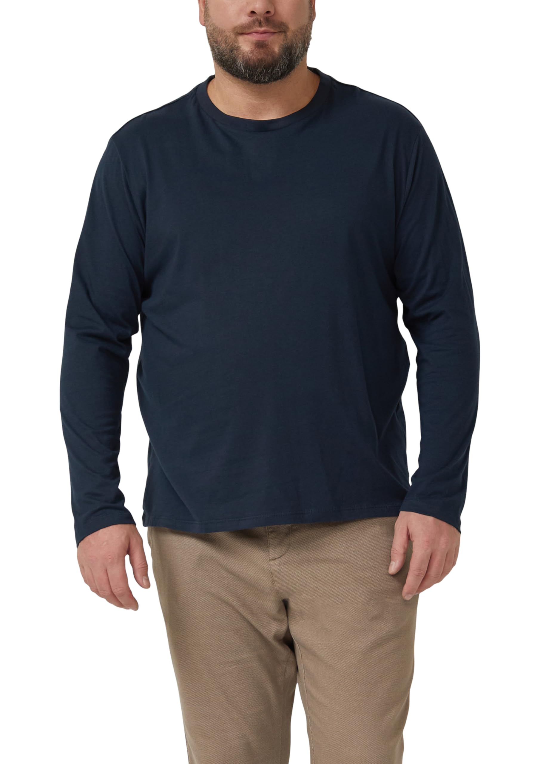 s.Oliver Herren 2176601 T-Shirt Langarm (1er Pack)