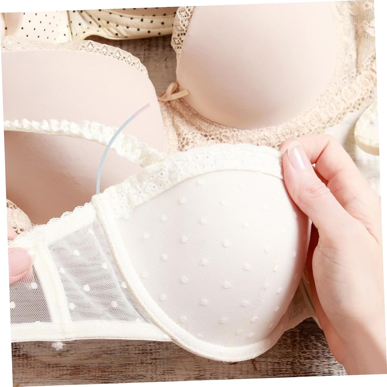 Tofficu 10 Pairs Bra Underwire Replacement Metal Underwire for Women Adjustable Support Wire for Underwear DIY Sewing Accessories for Bras Sturdy Steel Rings