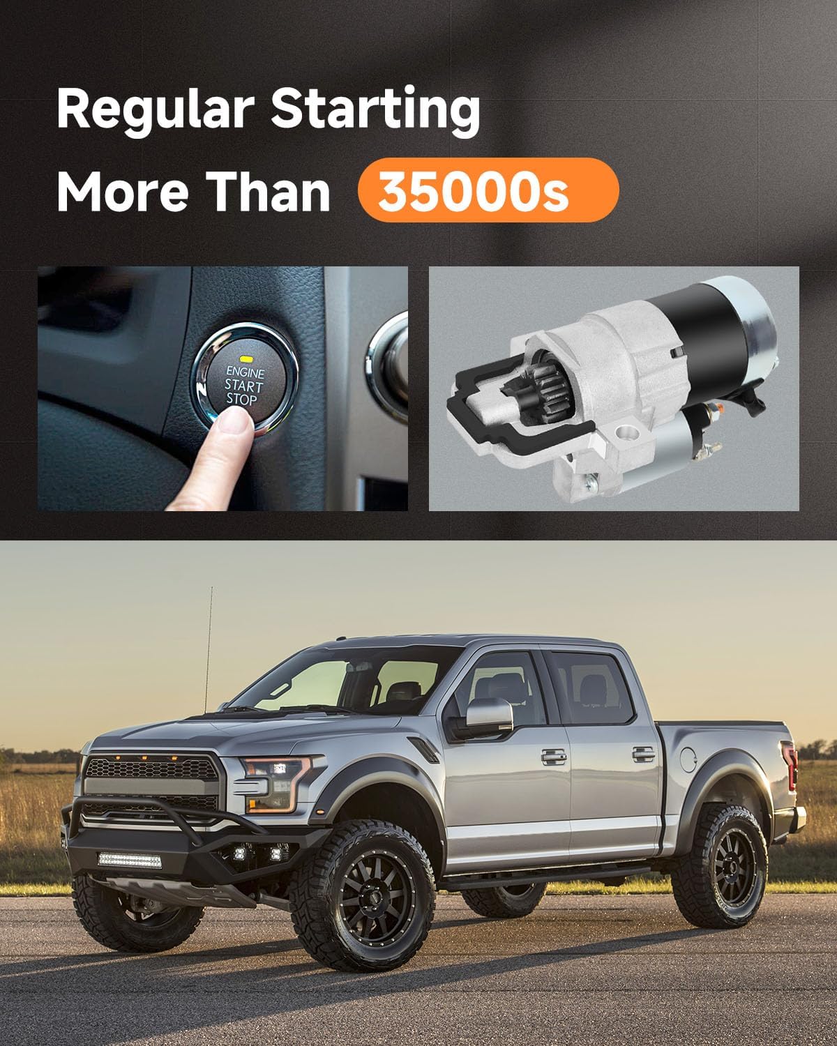 OCPTY Starter Fit for Edge 2014 Escape Explorer 2013-2015 Focus 2013-2017 Fusion Taurus 2013-2016 for Lincoln MKC 2015 MKT 2013-2014 MKZ 2013-2015 2.0L