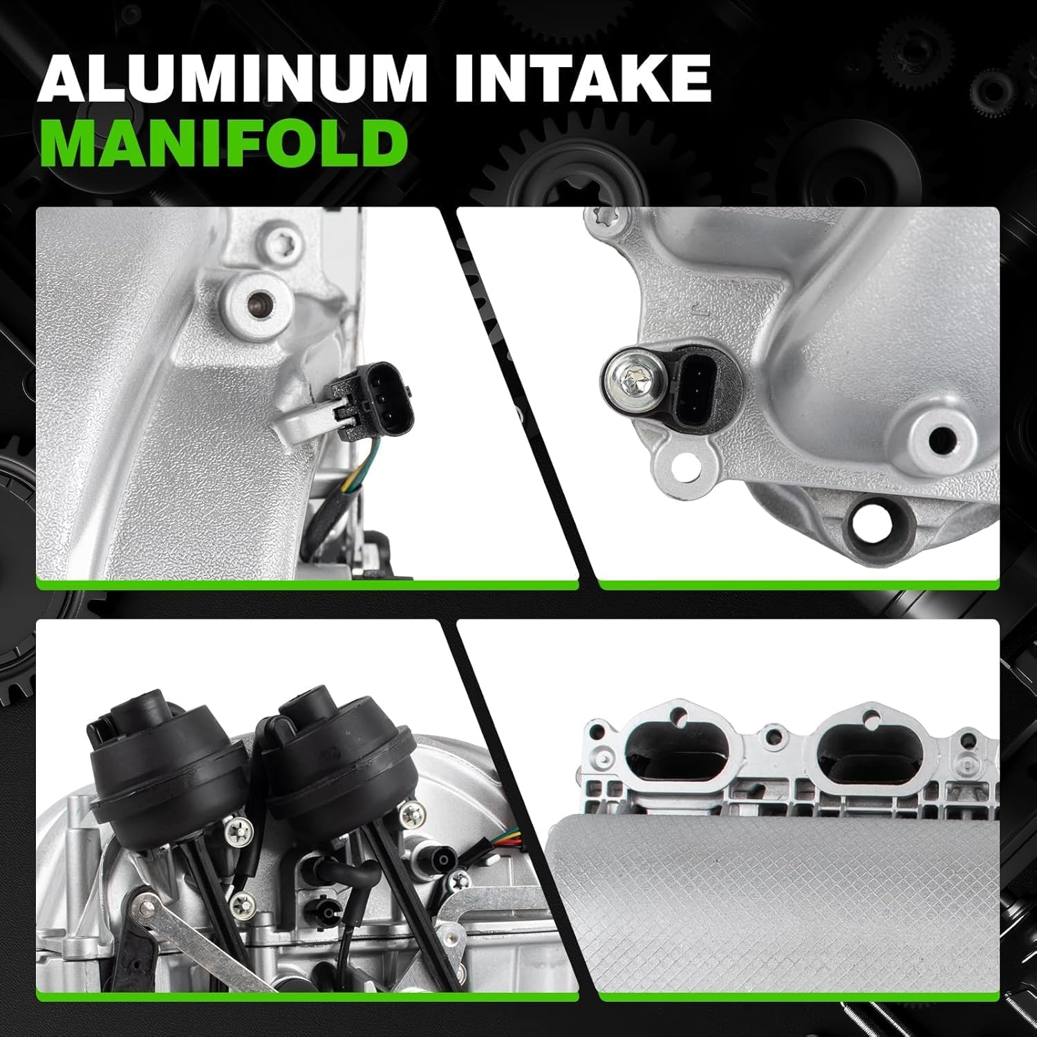 2731400701 Aluminum Intake Manifold Compatible with 2007-2012 Mercedes-Benz E550 GL450 GL550 CL550 CLK550 G550 ML550 S550 SL550 M273 V8 Replace 700410260 A2731400701