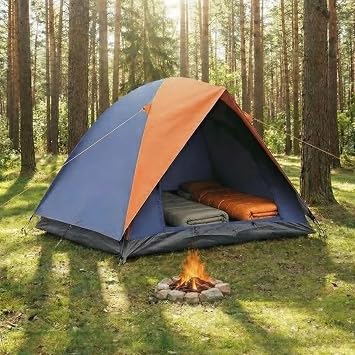 4 Ki ilik Manuel Kurulum G lgelikli Kamp  ad r    Aile, Do a, Piknik ve Outdoor 200x200x135 cm 5264
