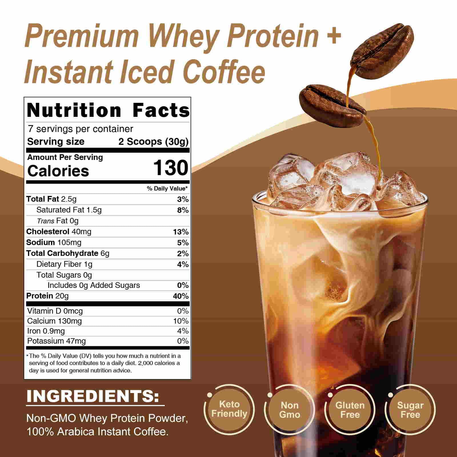 Amazon.com: JAYUSS Protein Coffee Powder Premium Whey Protein