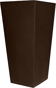 Tusco Prodotti CTR26ES Cosmopolitan Rotondo Vaso da Giardino, 66 cm, Espresso