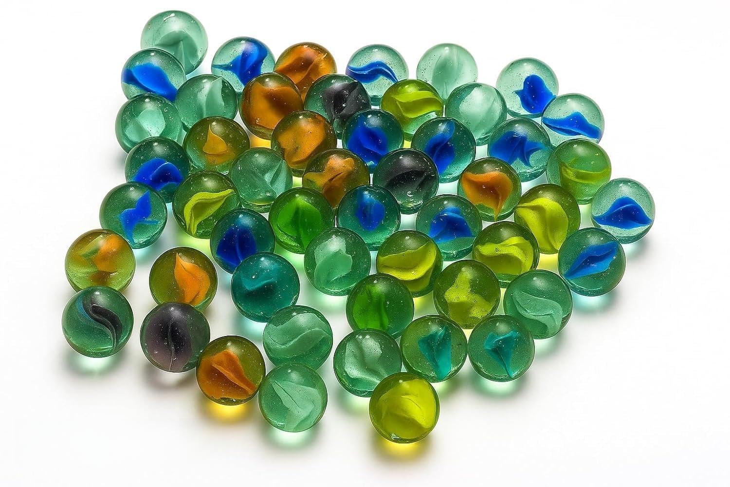 Crafts and Toys Glass Marble Kanche Pebbles for Decoration & Kids Playing Kanche Glass Marble Pack of 75 (N542)-image-45