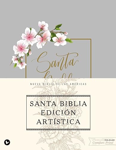 NBLA, Santa Biblia, Edición Artística, Tapa dura/tela, Arte con bordes dorados, Palabras de Jesús en Rojo, Comfort Print (Spanish Edition)