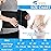 S Abdominal Binder Post Surgery - Elastic Waist Band for Stomach Support & Compression, Bariatric, Tummy Tuck | Latex-free, Breathable Belly Wrap Hernia Belt - (45 - 60) 3 PANEL - 9 BLACK