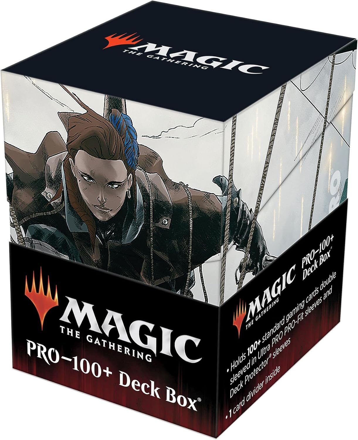 Ultra Pro - Magic: The Gathering Commander Innistrad Midnight Hunt Suspicious Stowaway 100+ Card Deck Box Protector, Ultimate Collectible Card Protection, Gaming Cards, Sports Cards, MTG Cards