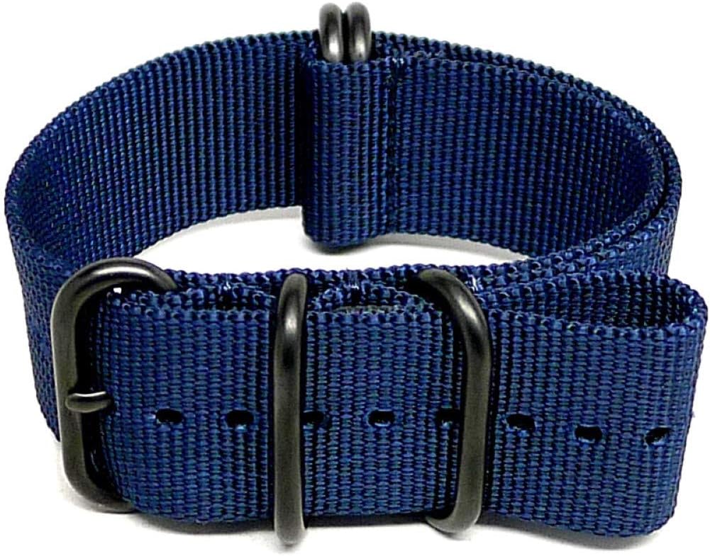 Ballistic Nylon Military Watch Strap (PVD Buckle) 18mm 20mm 22mm 24mm 26mm