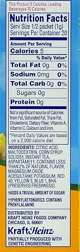 Vista 84 de Crystal Light On The Go Peach Mango con mezcla de bebidas de cafeína, caja de 10 paquetes (paquete de 8)