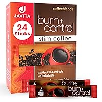 Vista 1 de Javita Café instantáneo Burn + Control con hierbas para controlar el peso: Garcinia cambogia y yerba mate, café delgado con ayuda de ejercicio, café
