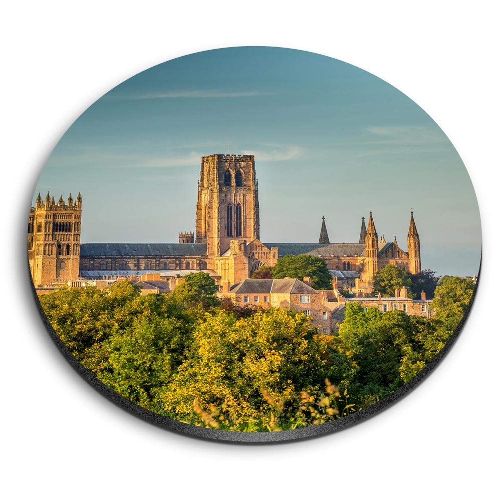 1 x Round MDF Magnet - Durham Cathedral England UK 21482